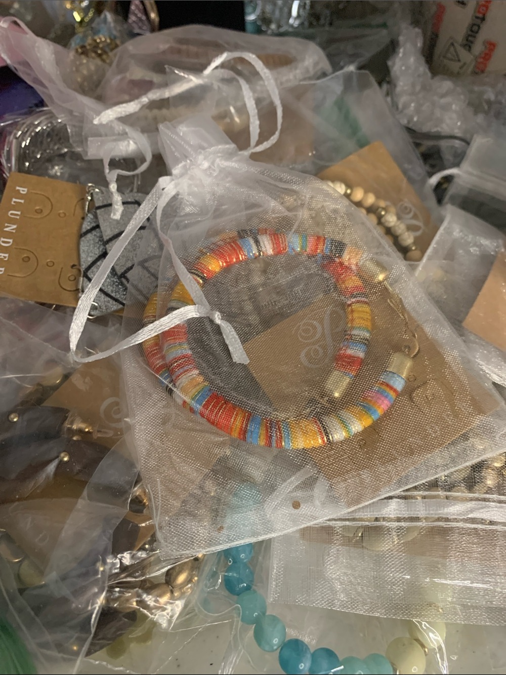 Plunder 42 Pieces of Mixed Jewelry - Picture 3 of 3